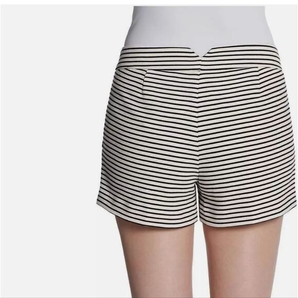 BCBG Max Azria Black White Striped Shorts - Picture 9 of 15